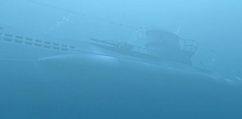 Submerged Type VII U-Boot "U 96" (mobile / iOS):