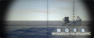 WOTA Wolves of the Atlantic - U-Boat sim - Type VII uboat on surface - better watch out for the task force