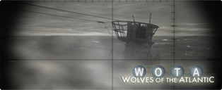 WOTA Wolves of the Atlantic - Uboat simulation - Type VII U-Boat in cold waters during a storm - mobile simulation game
